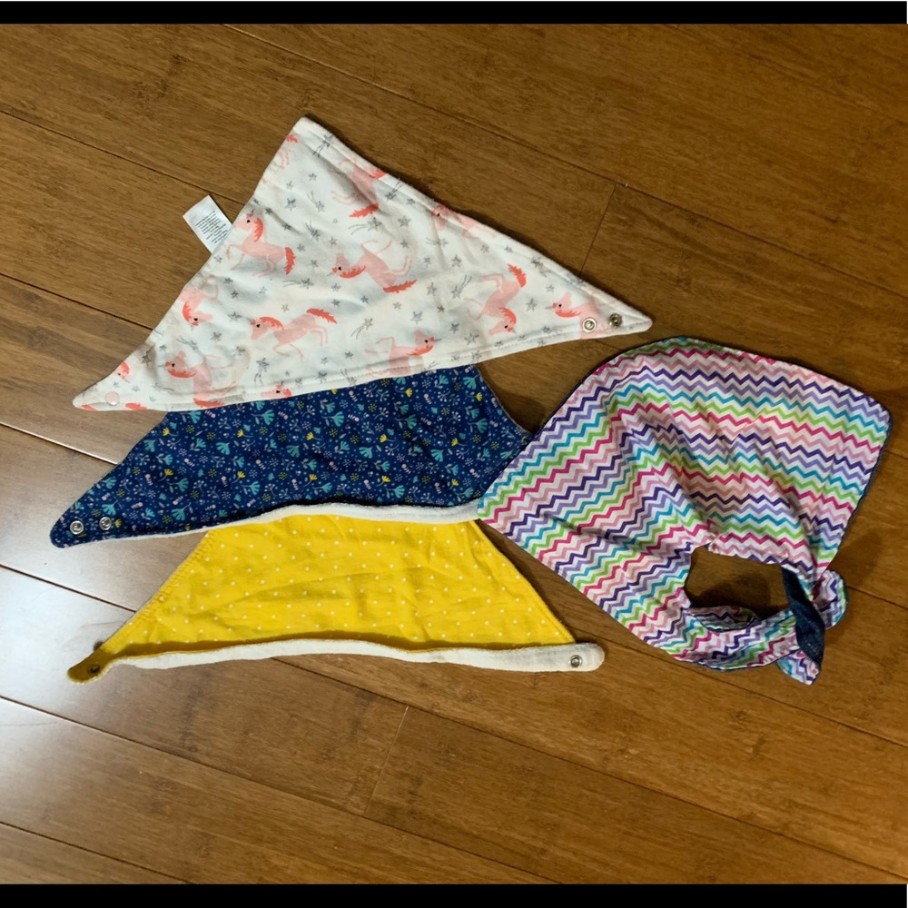 Four bibs